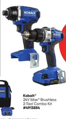 Lowe's 24V MaxC Brushless 2-Tool Combo Kit offer