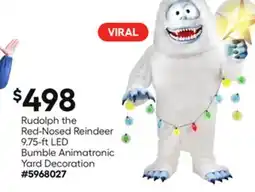 Lowe's Rudolph the Red-Nosed Reindeer 9.75-ft LED Bumble Animatronic Yard Decoration offer
