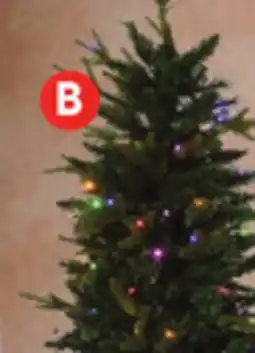 Lowe's 7-ft Hayden Pine Pre-Lit Pencil Artificial Christmas Tree with Color Changing LED Lights offer