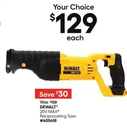 Lowe's 20V MAXF Reciprocating Saw offer