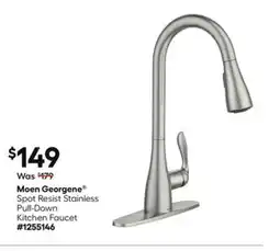 Lowe's Georgene Spot Resist Stainless Pull-Down Kitchen Faucet offer