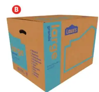Lowe's Large Moving Box offer
