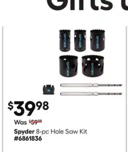Lowe's Spyder 8-pc Hole Saw Kit offer