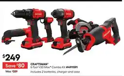 Lowe's 6-Tool V20 MaxF Combo Kit offer