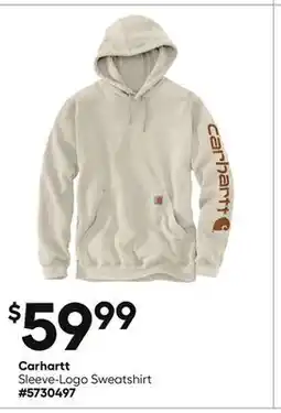 Lowe's Carhartt Sleeve-Logo Sweatshirt offer