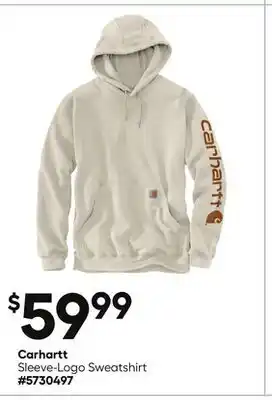 Lowe's Carhartt Sleeve-Logo Sweatshirt offer
