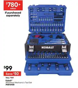 Lowe's 302-Piece Mechanic's Tool Set offer