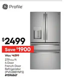 Lowe's 27.9-cu ft 4-Door French Door Refrigerator offer