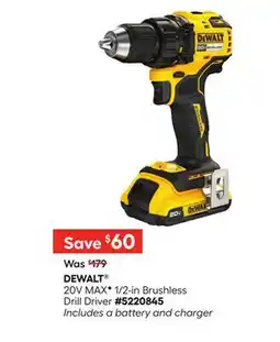 Lowe's 20V MAXF 1/2-in Brushless Drill Driver offer