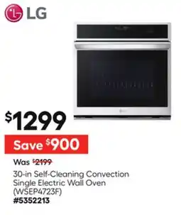 Lowe's 30-in Self-Cleaning Convection Single Electric Wall Oven offer