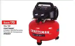 Lowe's 6-Gallon 150-PSI Portable Pancake Air Compressor offer
