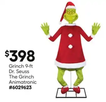 Lowe's Grinch 9-ft Dr. Seuss The Grinch Animatronic offer