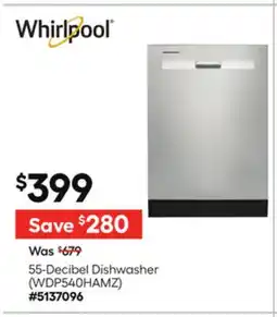 Lowe's 55-Decibel Dishwasher offer