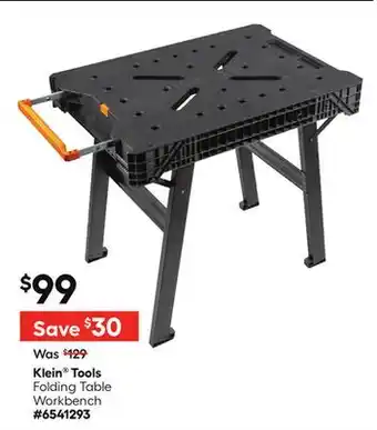 Lowe's Folding Table Workbench offer
