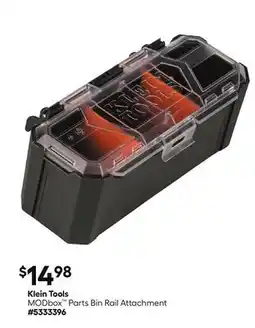 Lowe's MODbox Parts Bin Rail Attachment offer