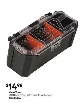 Lowe's MODbox Parts Bin Rail Attachment offer