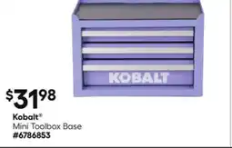 Lowe's Mini Toolbox Base offer