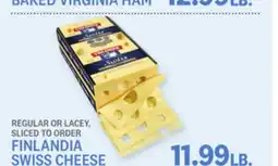 Kings Food Markets FINLANDIA SWISS CHEESE offer