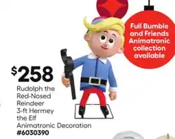 Lowe's Rudolph the Red-Nosed Reindeer 3-ft Hermey the Elf Animatronic Decoration offer