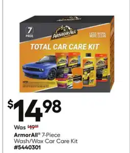 Lowe's 7-Piece Wash/Wax Car Care Kit offer