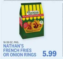 Kings Food Markets NATHAN'S FRENCH FRIES OR ONION RINGS offer