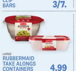 Kings Food Markets CLIF BARS LARGE RUBBERMAID TAKE ALONGS CONTAINERS offer