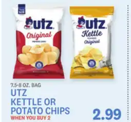 Kings Food Markets UTZ KETTLE OR POTATO CHIPS offer
