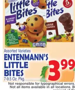 Bravo Supermarkets ENTENMANN'S LITTLE BITES offer