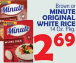 Bravo Supermarkets MINUTE ORIGINAL WHITE RICE offer