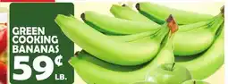Bravo Supermarkets GREEN COOKING BANANAS offer
