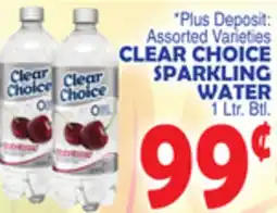 Bravo Supermarkets CLEAR CHOICE SPARKLING WATER offer