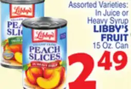 Bravo Supermarkets LIBBY'S FRUIT offer