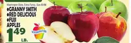 Bravo Supermarkets GRANNY SMITH, RED DELICIOUS, FUJI APPLES offer