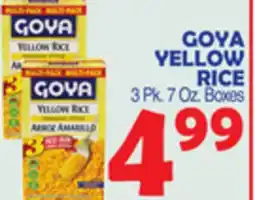 Bravo Supermarkets GOYA YELLOW RICE offer