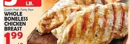 Bravo Supermarkets WHOLE BONELESS CHICKEN BREAST offer
