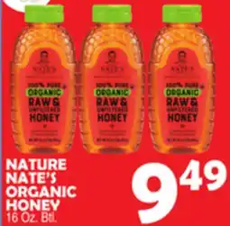 Bravo Supermarkets NATURE NATE'S ORGANIC HONEY offer
