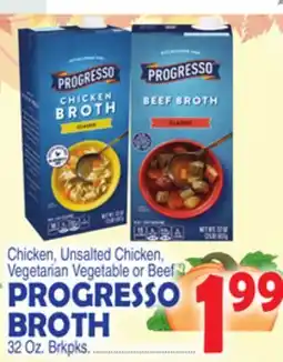 Bravo Supermarkets PROGRESSO BROTH offer