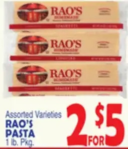 Bravo Supermarkets RAO'S PASTA offer