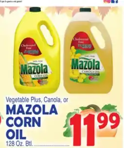 Bravo Supermarkets MAZOLA CORN OIL offer