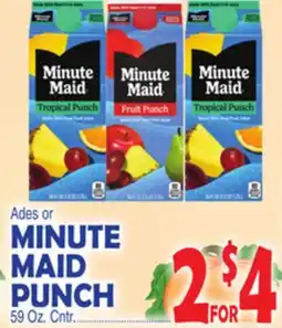 Bravo Supermarkets MINUTE MAID PUNCH offer