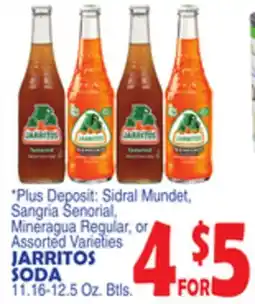 Bravo Supermarkets JARRITOS SODA offer