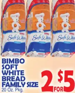 Bravo Supermarkets BIMBO SOFT WHITE BREAD FAMILY SIZE offer