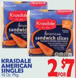 Bravo Supermarkets KRASDALE AMERICAN SINGLES offer