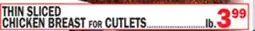 Bravo Supermarkets THIN SLICED CHICKEN BREAST FOR CUTLETS offer