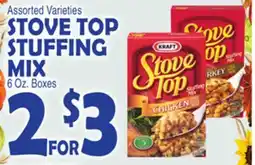 Bravo Supermarkets STOVE TOP STUFFING MIX offer