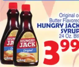 Bravo Supermarkets HUNGRY JACK SYRUP offer