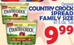Bravo Supermarkets COUNTRY CROCK SPREAD FAMILY SIZE offer