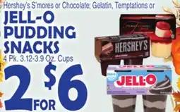 Bravo Supermarkets JELL-O PUDDING SNACKS offer