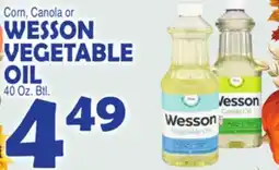 Bravo Supermarkets WESSON VEGETABLE OIL offer