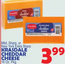Bravo Supermarkets KRASDALE CHEDDAR CHEESE offer